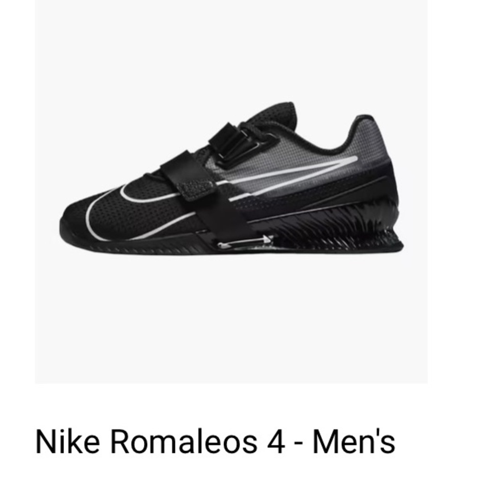 Nike Romaleos 4 Weightlifting Training Shoes Mens Size-11 CD3463-010 Black Grey